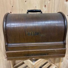 A棚【昭和レトロ】木製 シューケアボックス 靴磨き箱 Schuhputzboy