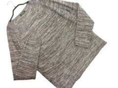 ZARA MAN ザラ マン リネン混 ニット セーター sizeL/グレー ■◇ メンズ