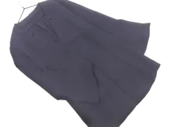 NOBLE ノーブル フレアスリーブ プルオーバー ブラウス シャツ 紺 ■◇ レディース
