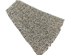 fifth フィフス 総柄 ギャザー ロング スカート sizeM/黒ｘ白 ■◇ レディース