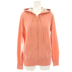 ブルーレーベルクレストブリッジ BLUE LABEL CRESTBRIDGE ニットパーカー ジップアップ フード裏地チェック 長袖 38 ピンク 55N53-781-14 /HN