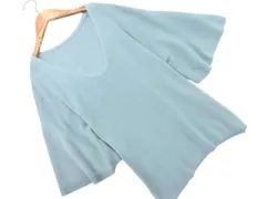 SLOBE IENA スローブイエナ Vネック ニット セーター 水色 ■◇ レディース