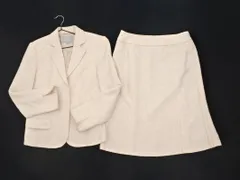 23区 ツイード ジャケット スカート セットアップ size上38下40/オフホワイト ■◇ レディース