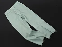Ray BEAMS レイビームス カットオフ テーパード デニムパンツ size0/緑 ■■ レディースのサムネイル