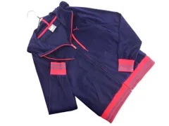 PUMA プーマ ジップアップ パーカー sizeM/濃紺ｘピンク ■◇ レディース