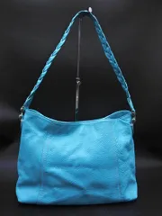 ROBERTA GANDOLFI ロベルタ ガンドルフィ 牛革 レザー セミショルダー バッグ 水色 ■■ レディース