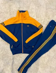 超希少！美品！ 70s デサント アディダス adidas ジャージ セットアップ トラックジャージ 西ドイツ製 メンズ レディース ユニセック ビンテージ