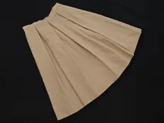 BEAMS LIGHTS ビームスライツ ボックスプリーツ スカート size36/ベージュ ■◇ レディースのサムネイル