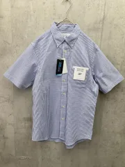 新品 a day in the life アデイインザライフ ユナイテッドアローズ ストライプ 半袖 シャツ sizeS/コバルト ■◇メンズ