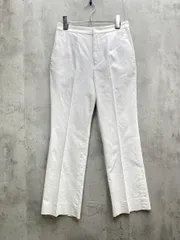 SLOBE IENA スローブイエナ カラーストレートパンツ テーパード パンツ size40/白 ■◆レディース
