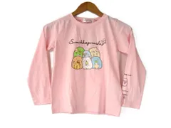 k03250617036　すみっコぐらし　130サイズ　Pink　　トップス　長袖Tシャツ　通年