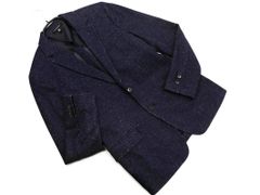 BANANA REPUBLIC バナナリパブリック ストライプ ジャケット size36/紺 ■◇ メンズ