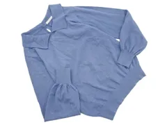 Techichi テチチ 襟付き ニット セーター sizeF/サックス ■◇ レディース