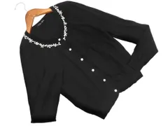 INGNI イング ビジュー カーディガン sizeM/黒 ■◇ レディース