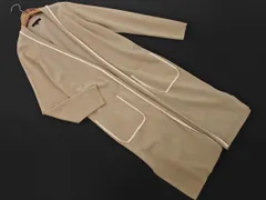 iCB アイシービー ウール混 ロング カーディガン sizeS/ベージュ ■◇ レディース