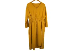 k03250612083　MEDDUM　40　Yellow　　ワンピース or ドレス　シャツワンピース　春夏