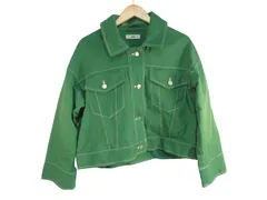 k03250612071　WEGO　フリーサイズ　Green　　アウター　デニムジャケット　通年