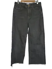 k03250612065　ZARA　ザラ　EUR35　Black　　パンツ　デニムパンツ　通年