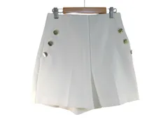 k03250612059　ZARA　ザラ　Sサイズ　White　　パンツ　ショート/ハーフパンツ　春夏