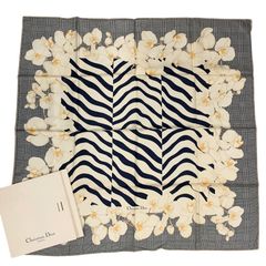 未使用品 HERMES エルメス スカーフ シルク カレ45 LART DECRIRE 書の