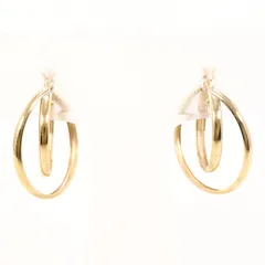 K10YG ピアス 総重量約0.8g