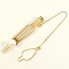 も*ん様 オパール装飾 ネクタイピン チェーン付きk18金3.3g - メルカリ