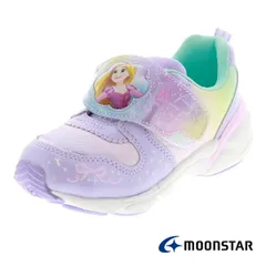 ★ムーンスター★光る！ディズニーラプンツェルのマジックタイプDN1358LEパープル16.0センチ