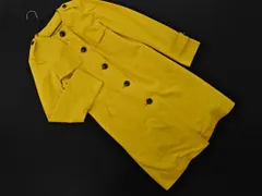 iCB アイシービー ノーカラー コート size6/黄 ■◇ レディース