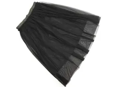 LANVIN ランバン チュール スカート size36/黒 ■◇ レディース