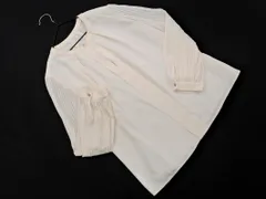 Rope Picnic ロペピクニック タック ギャザー ブラウス シャツ size38/白 ■◇ レディース