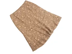 UNTITLED アンタイトル 総柄 スカート size1/茶 ■◇ レディース