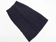 SLOBE IENA スローブイエナ リネン100% ロング スカート size36/紺 ■◇ レディース