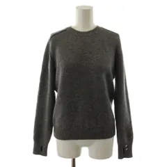 ユニクロ UNIQLO × アニヤハインドマーチ ANYA HINDMARCH 24AW カシミヤクルーネックセーター ニット 長袖 M グレー 251-473452 /AN20