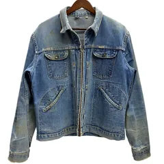 ラングラー Wrangler 60's 24MJZ BIG SIZE デニムジャケット ジャケット ブルー 201MT-5423 VB