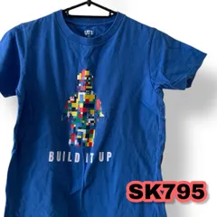 UNIQLO×LEGO（ユニクロ×レゴ）コラボＴシャツ 青色 140サイズ キッズトップス　管理SK795