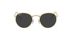 新品 Ray-Ban (レイバン) サングラス RB3447 ROUND METAL 偏光 ミラーレンズ