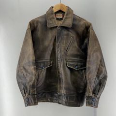 対面受け渡しあり】革ジャン schott673 着画あり - メルカリ