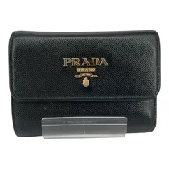 PRADA　レディース　コンパクトウォレット　サフィアーノ