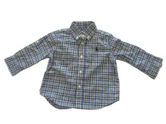 k04250603008　Ralph Lauren　12M 80/48　マルチカラー　1歳児ぐらいのサイズ　トップス　長袖シャツ　通年