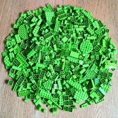 レゴ 正規品 中古 まとめ売り 約700g 黄緑 大量 レゴブロック【管理番号：3224】