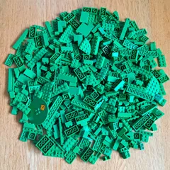 レゴ 正規品 中古 まとめ売り 約700g 緑 大量 レゴブロック【管理番号：3225】