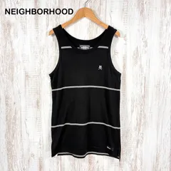 NEIGHBORHOOD ネイバーフッド ワンポイントロゴ刺繡 タンクトップ ブラック メンズ ノースリーブ トップスのサムネイル