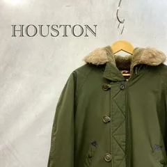 HOUSTON N3-B フライト ジャケット C-ST-4516 アウター 42R XL相当 ミリタリー ジャケット アウター カーキ  メンズ ファッション _201023