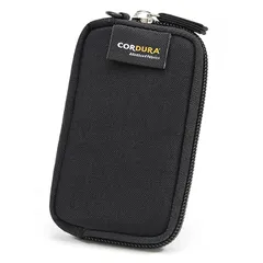 【富士登山で活躍】 小銭入れ コインケース コインホルダー ケース コーデュラ 財布 撥水 ミニ ポーチ [STREAM] (タフモデル（CORDURA仕様）, ブラック) 1