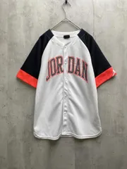 AIR JORDAN エアジョーダン トレーニングウェア Tシャツ sizeL/白ｘ黒ｘオレンジ ■◇メンズ