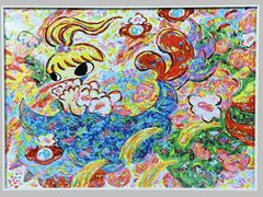 額装済】YUSUKE HANAI「Untitled」シルクスクリーン/花井祐介 - メルカリ