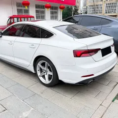 オーディ A5 F5 リアバンパーコーナーステッカースポイラー 2枚入り ABS素材 キズ防止 耐磨耗 車体保護 加飾 専用設計 おしゃれ 3Mテープ付き 送料無料