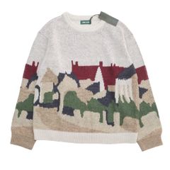 ■美品■2022年製■COMME des GARCONS COMME des GARCONS コムデギャルソン コムデギャルソン コムコム ニット サイズXS AD2022 切替 ロングニットセーター ブランド古着【中古】20250529/RA4932 COMME des GARCONS - □美品□2022年製□COMME des GARCONS COMME des