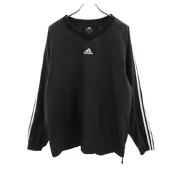 adidas アディダス ピステ L ブラック プルオーバー メンズ 古着