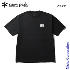 【新品】 スノーピーク  ニュースタンダード スクウェアロゴ Tシャツ NSD-TS-25AU002 アウトドア ウェア トップス 半袖のサムネイル
